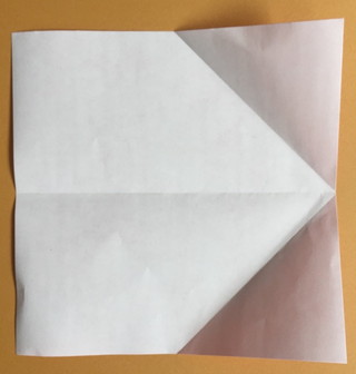 ハートの箸袋の折り方4-2